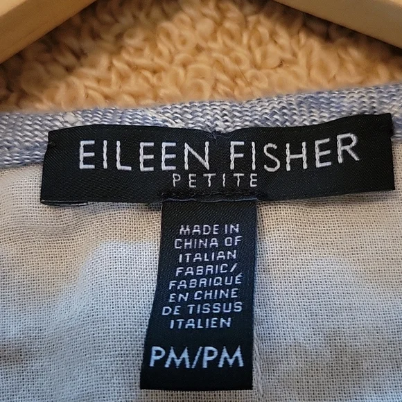 Eileen Fisher linen lagenlook jacket - Picture 3 of 5